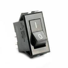 AC 15A/125V Square Black Spst on-off Rocker Switches